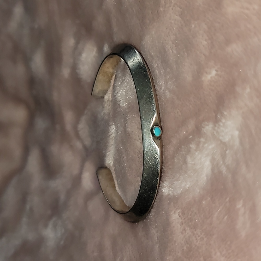 Vintage Navajo Taft Hosteen Sterling Silver w/Turquoise Bracelet
